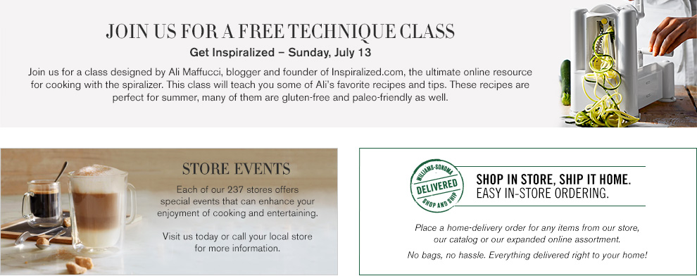 Store Events & Technique Classes Store Events & Technique Classes