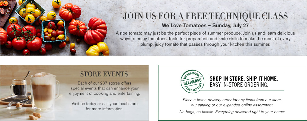 Store Events & Technique Classes Store Events & Technique Classes