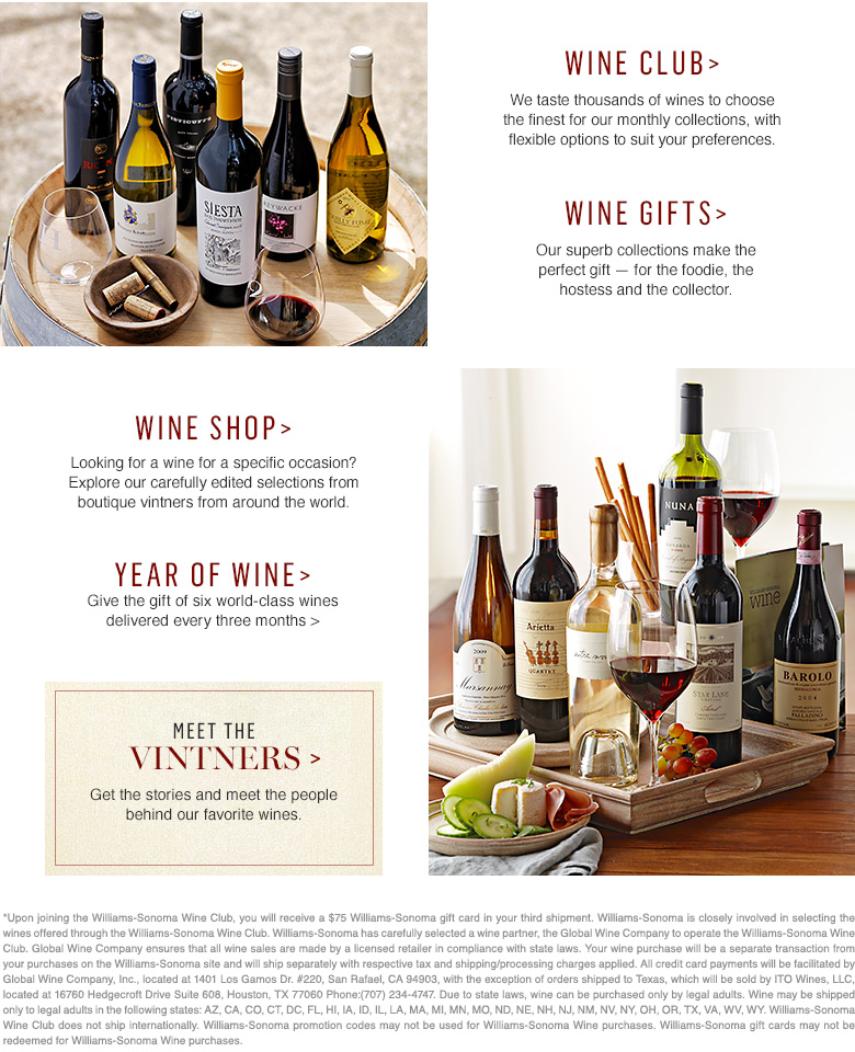 Williams-Sonoma's Wine Club Williams-Sonoma's Wine Club