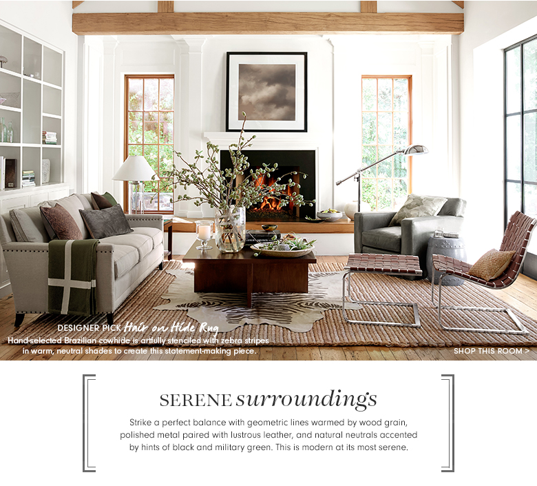 Serene Surroundings - Shop This Room >