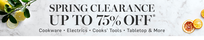 Up to 75% Off Clearance* Up to 75% Off Clearance*
