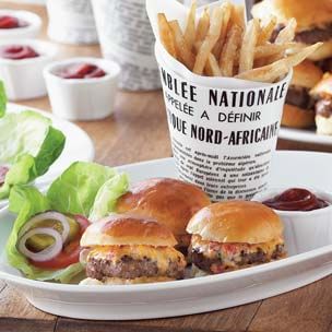 Mini Burgers with Pimento Cheese