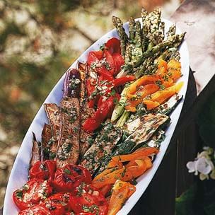 Grilled Vegetable Platter with Picnic Vinaigrette