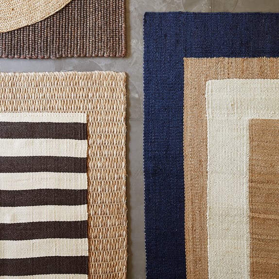 Natural Bordered Rug WilliamsSonoma