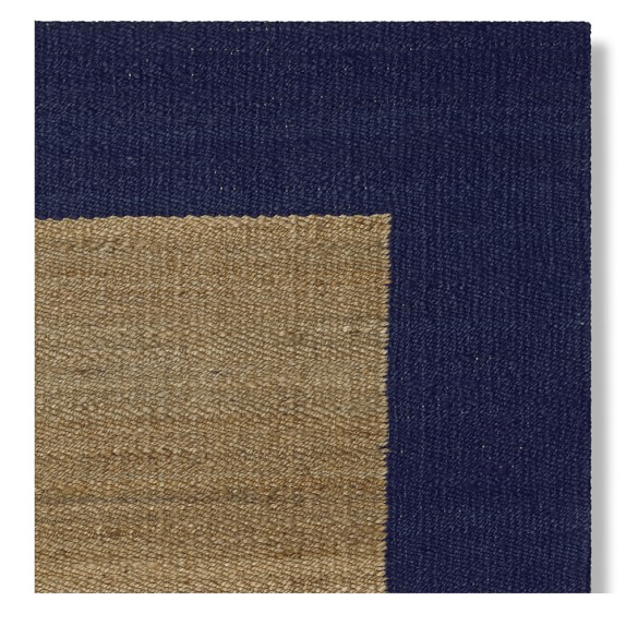 Natural Bordered Rug WilliamsSonoma