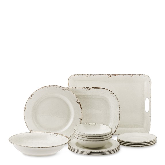 Rustic Melamine Dinnerware Collection WilliamsSonoma