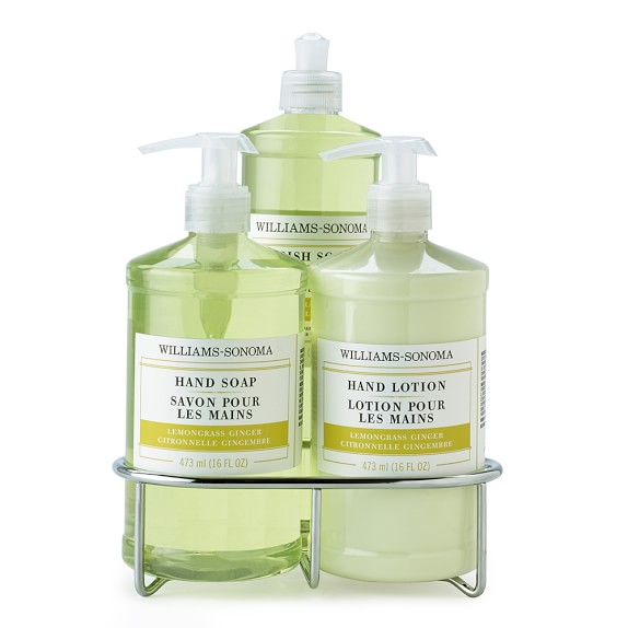 WilliamsSonoma Dish Soap, Hand Soap & Lotion Set, Lemongrass Ginger