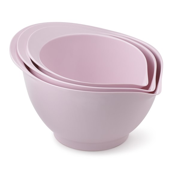Pastel Pink Melamine Mixing Bowls, Set of 3 WilliamsSonoma