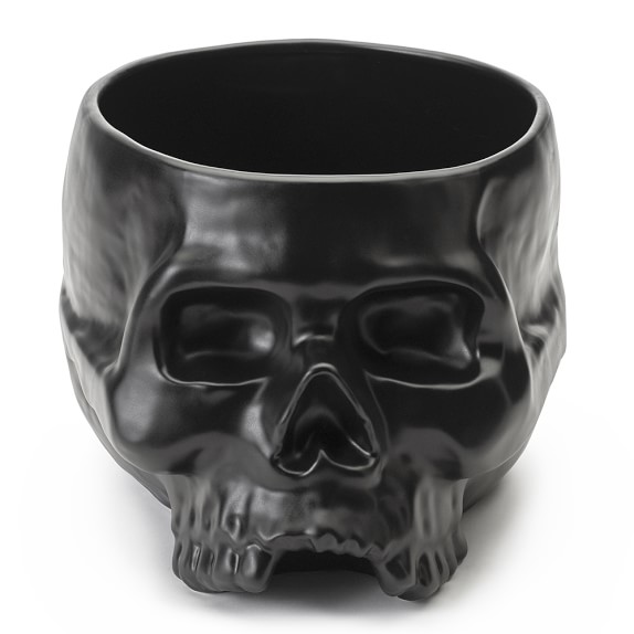 Halloween Skull Punch Bowl Williams Sonoma