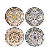 Veracruz Melamine Salad Plates, Set of 4, Multi