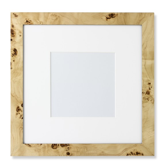 Exotic Burled Wood Gallery Picture Frame Williams Sonoma