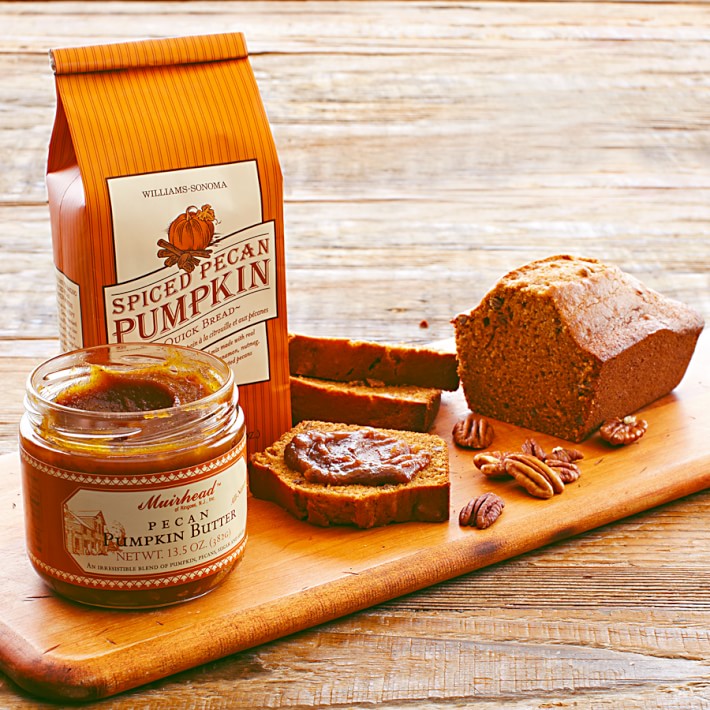 Williams-Sonoma Spiced Pecan Pumpkin Quick Bread Mix & Pecan Pumpkin Bu...