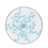 Raynaud Cristobal Salad Plate, Turquoise