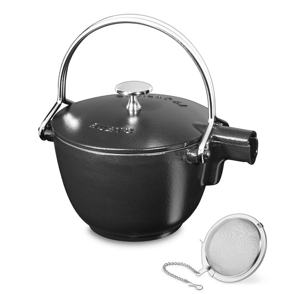 Staub CastIron Round Tea Kettle WilliamsSonoma