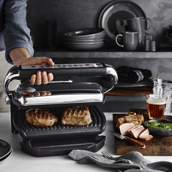 AllClad Electric Indoor Grill with AutoSense™ Williams Sonoma