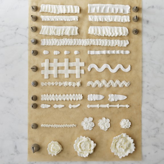 ateco 7 ruffle decorating tip set williams sonoma ateco 7 ruffle decorating tip set williams sonoma