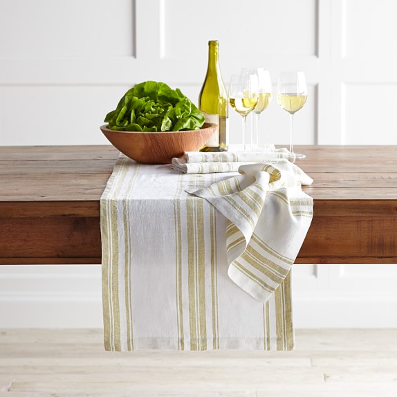 French Stripe Table Runner Williams Sonoma