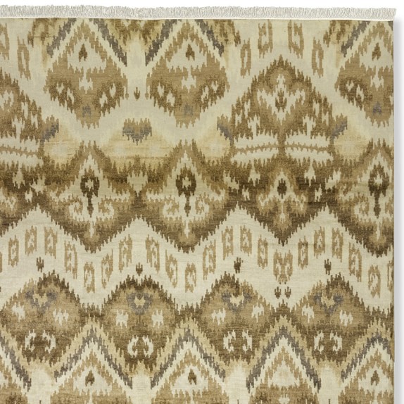 HandKnotted Baku Ikat Rug Williams Sonoma