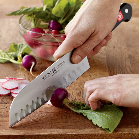 Wüsthof Classic HollowEdge Santoku Knife Williams Sonoma
