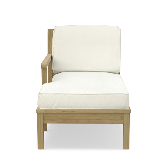 Somerset Outdoor Teak Customizable Sectional Sofa Williams Sonoma