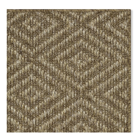 Diamante Sisal Rug Williams Sonoma