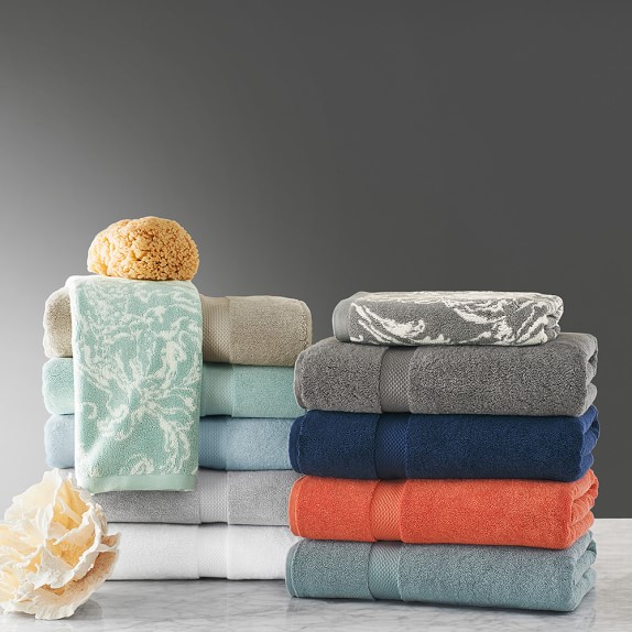 Chambers® Heritage 800Gram Solid Towels, Navy Williams Sonoma
