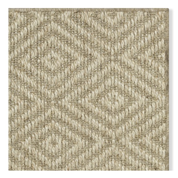 Diamante Sisal Rug Williams Sonoma