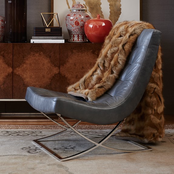 Faux Fur Throw, Amber Fox Williams Sonoma
