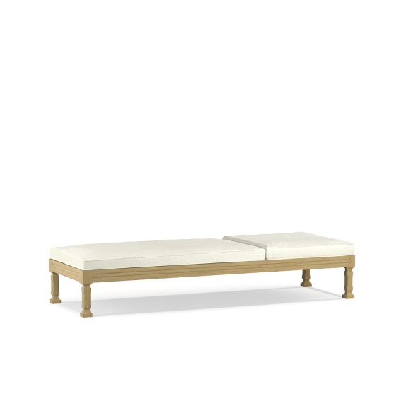 Somerset Outdoor Teak Chaise Williams Sonoma