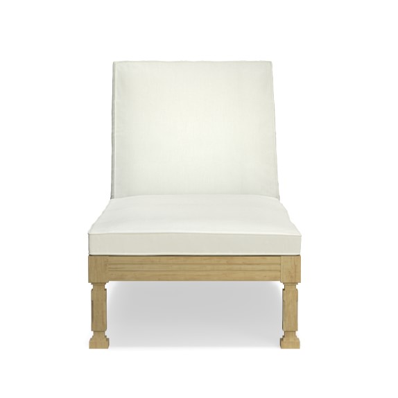 Somerset Outdoor Teak Chaise Williams Sonoma
