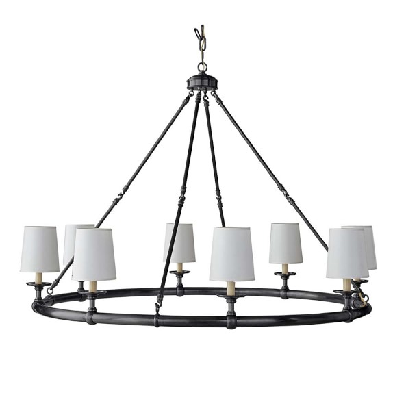 Devon, 8Light Chandelier, Oiled Bronze WilliamsSonoma