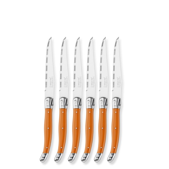 Laguiole Jean Dubost Steak Knives, Set of 6 Williams Sonoma