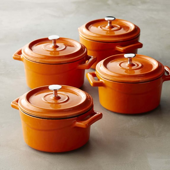 Williams Sonoma Mini CastIron Cocottes, Set of 4 Williams Sonoma