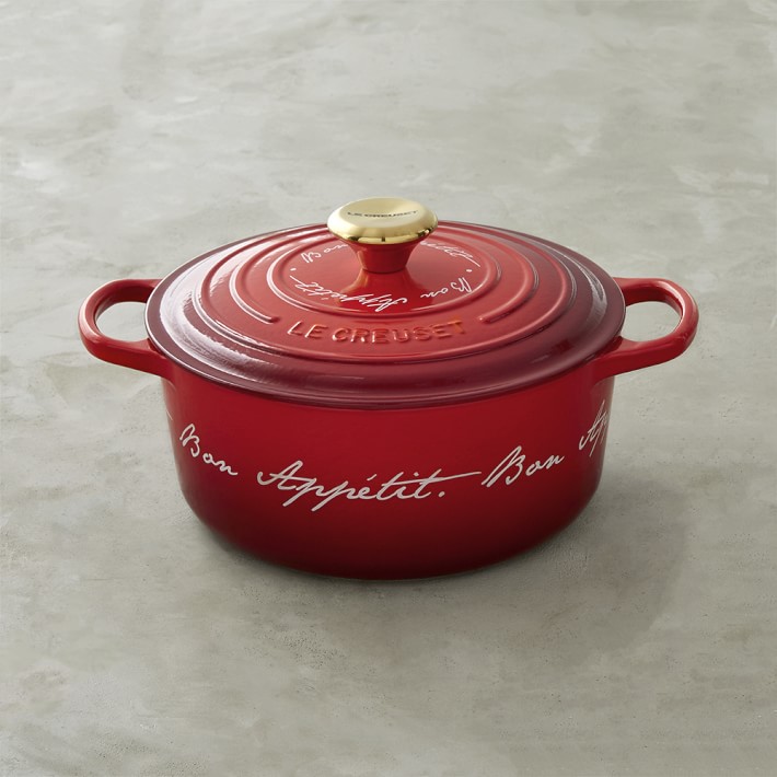 Le Creuset Signature Cast-Iron Bon Appétit Round Dutch Oven