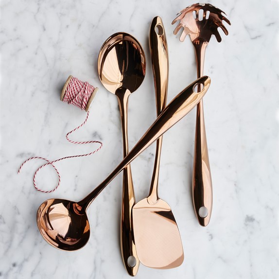 copper spatula set