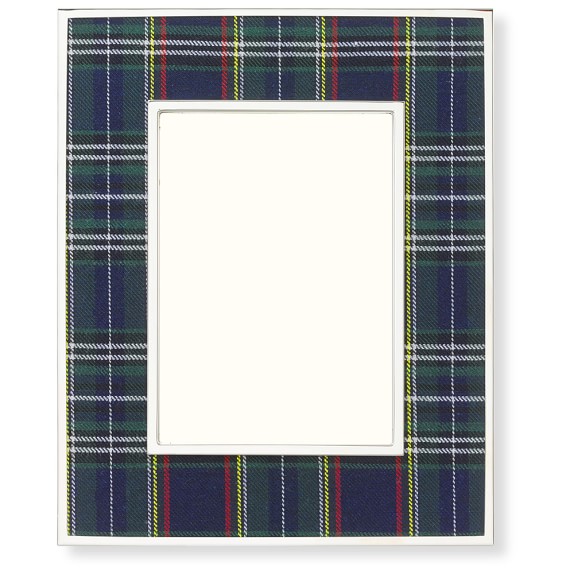 Tartan and Chrome Frame, Blue Williams Sonoma