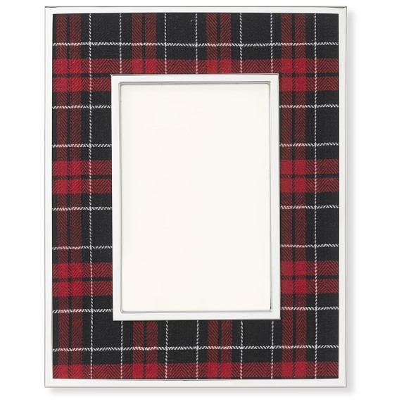 Tartan and Chrome Frame, Red Williams Sonoma