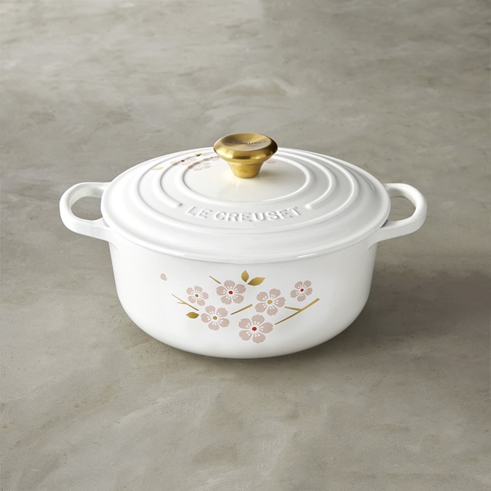Le Creuset Signature Cast-Iron Cherry Blossom Round Dutch Oven