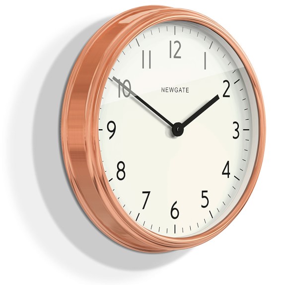 Newgate Copper Spy Wall Clock Williams Sonoma
