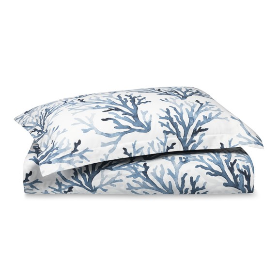 Printed Coral Bedding Williams Sonoma
