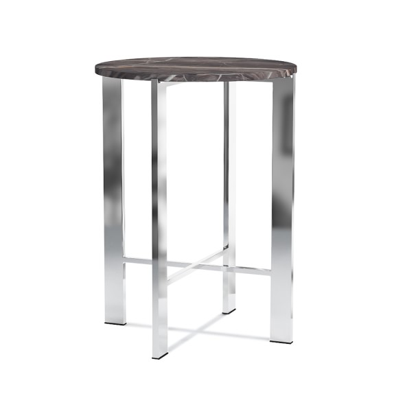 Mercer Side Table, Grey Marble Williams Sonoma