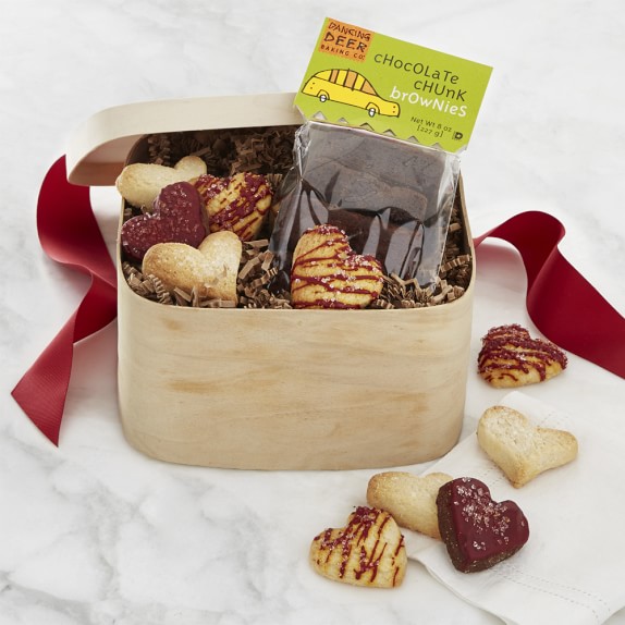 Valentine's Day Cookie Basket Williams Sonoma