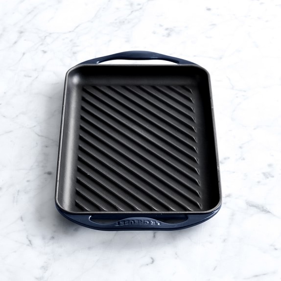 Le Creuset Signature CastIron DoubleBurner Skinny Grill, Matte