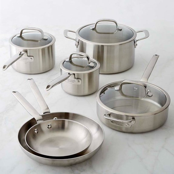 Williams Sonoma Professional StainlessSteel 10Piece Cookware Set