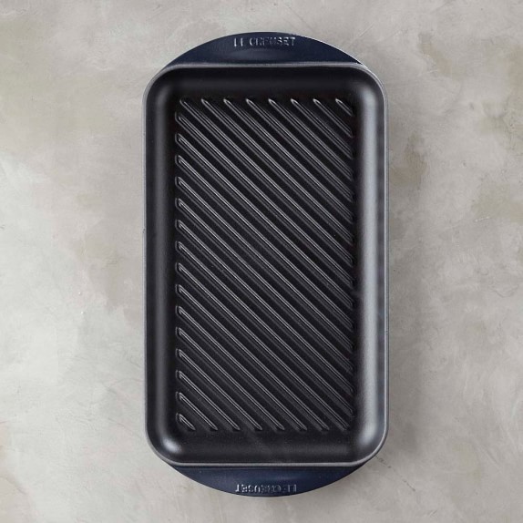 Le Creuset Signature CastIron DoubleBurner Skinny Grill, Matte