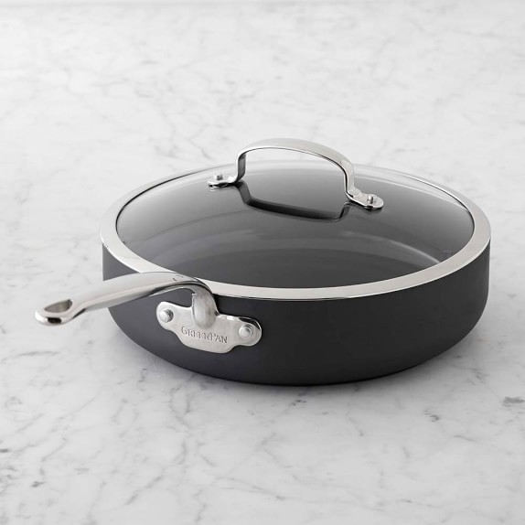 GreenPan™ Black Ceramic Nonstick Sauté Pan Williams Sonoma