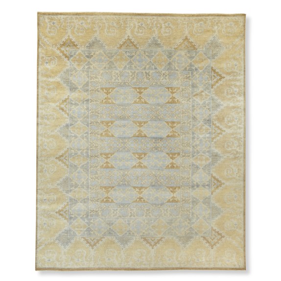Sunwashed Sands Hand Knotted Rug, Golden Williams Sonoma