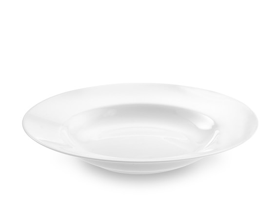 Apilco Tuileries Porcelain Soup Plates, Set of 4