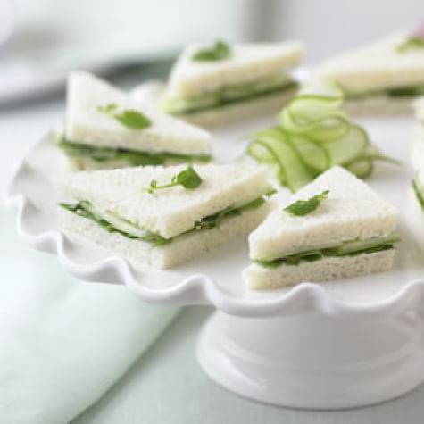 Cucumber-Watercress Tea Sandwiches | Williams Sonoma