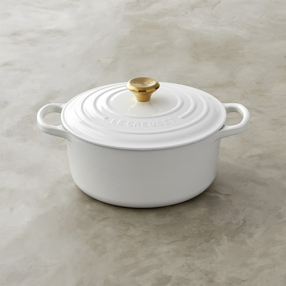 Le Creuset Signature Cast-Iron Dutch Oven with Gold Knob | Williams-Sonoma